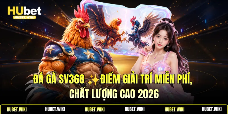 Đá Gà SV368 ✨Điểm Giải Trí Miễn Phí, Chất Lượng Cao 2026 Đá Gà SV368 ✨Điểm Giải Trí Miễn Phí, Chất Lượng Cao 2026