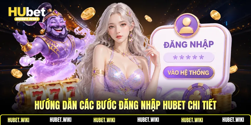 Hướng dẫn các bước đăng nhập Hubet chi tiết