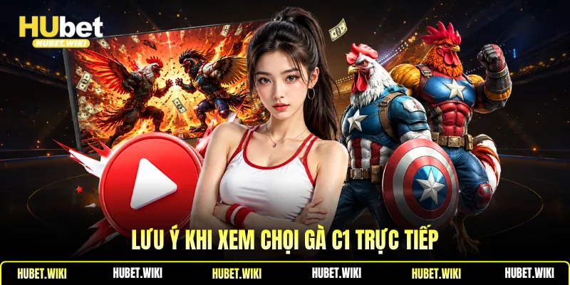 Lưu ý khi xem chọi gà C1 trực tiếp
