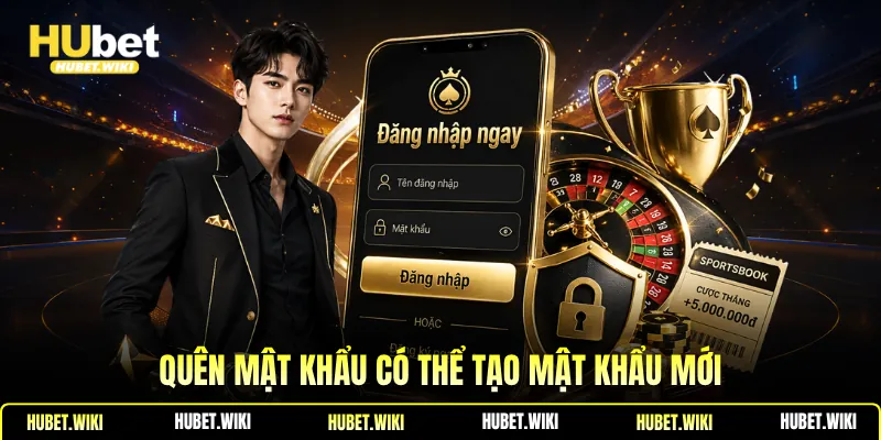 Quên mật khẩu có thể tạo mật khẩu mới