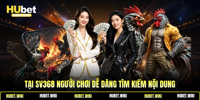 Đá Gà SV368 ✨Điểm Giải Trí Miễn Phí, Chất Lượng Cao 2026 Tại SV368 người chơi dễ dàng tìm kiếm nội dung